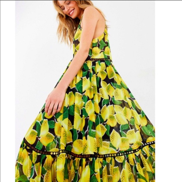 lenon mixed print midi dress